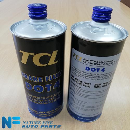 TCL Brake Fluid Dot 4, 1 Liter, Made In Japan